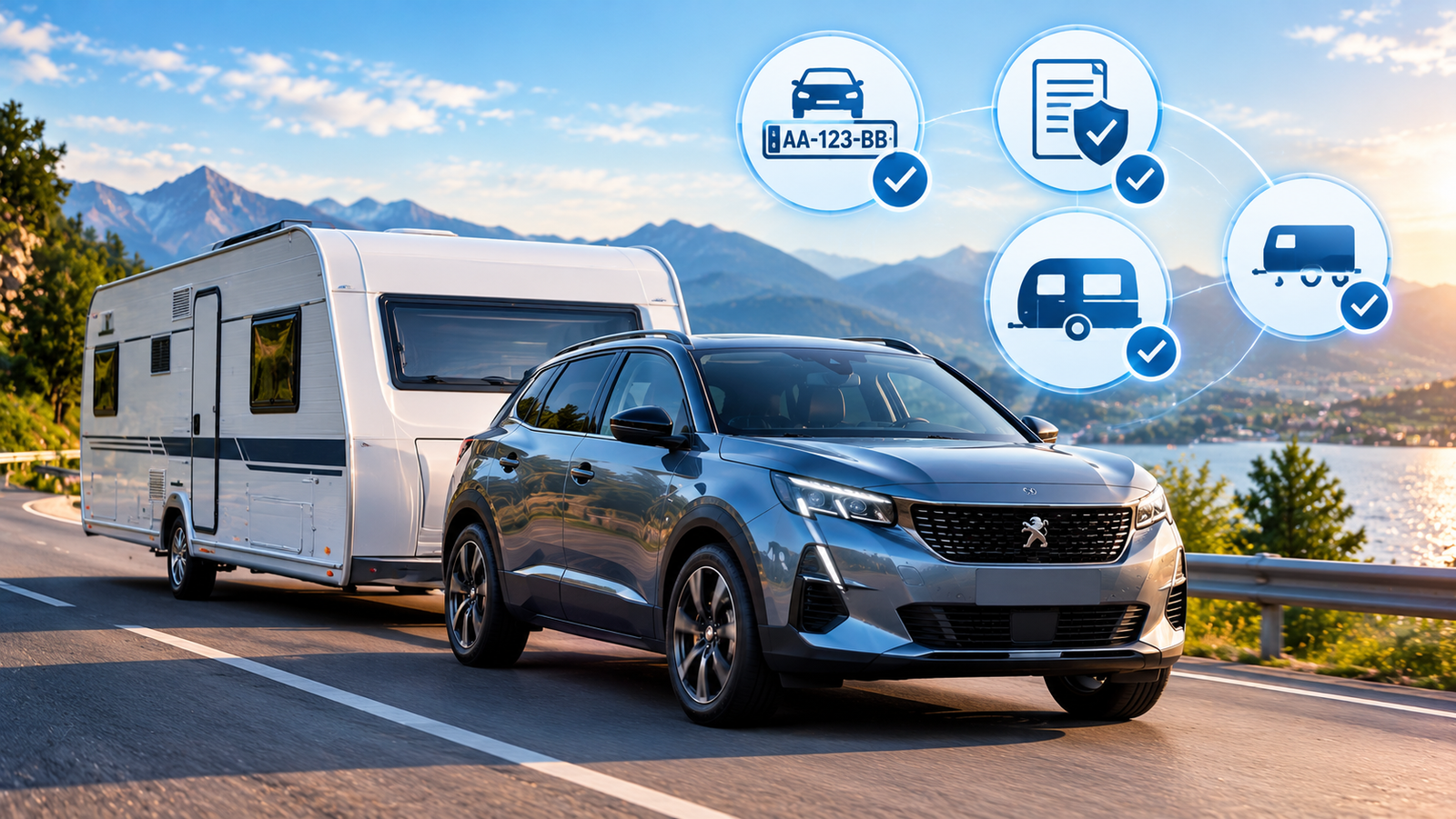 Faut-il immatriculer et assurer une remorque ou une caravane ?