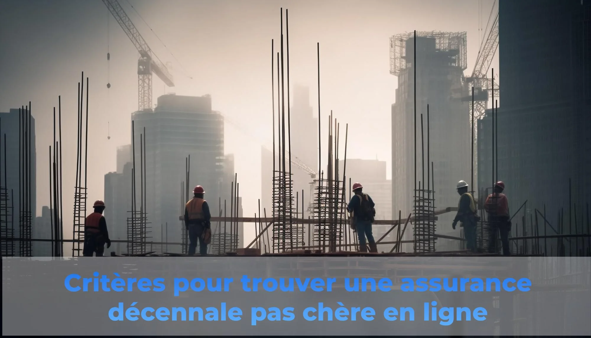 Critères pour trouver une assurance décennale pas chère en ligne